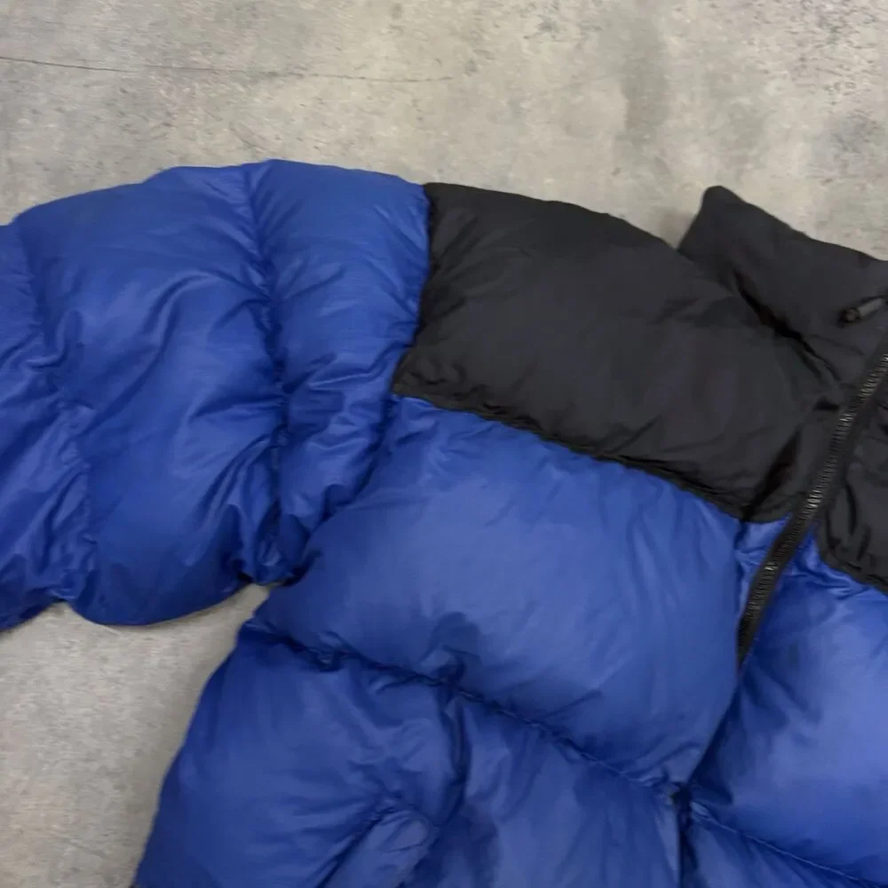 Vtg North Face 700 Down Goose 1996 Nuptse Puffer Jacket Blue Black Men’s 2XL *Re